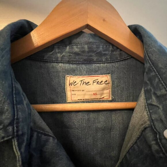 NWT We The Free Heritage Quilted Shirt Jacket - Picture 6 of 7